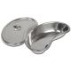 Cuvette Haricot Inox avec Couvercle - profond