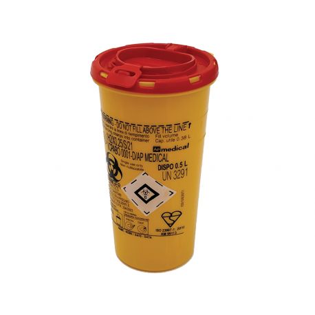 Conteneur à Aiguilles Dispo - 0.5L - Boite de 187