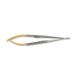 Porte-Aiguille Ligne Gold Castroviejo Droite - 14cm - Pointe Rêche
