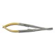 Porte-Aiguille Ligne Gold Castroviejo Courbe - 14cm - Pointe Lisse