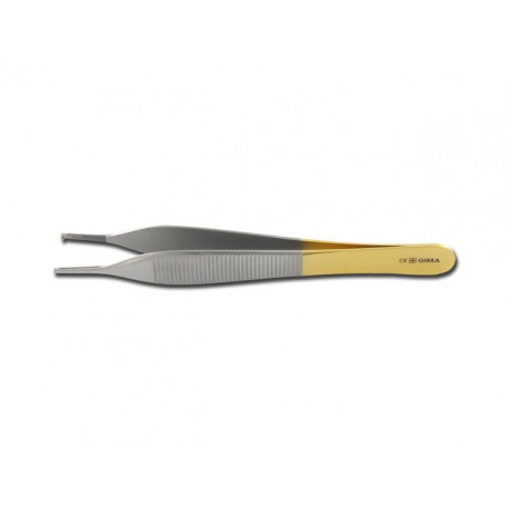 Pince Ligne Gold Adson 1x2 Dents - 12 cm