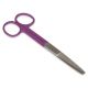 Ciseaux Droits en Acier Inox - Ronds/Pointus - 14cm