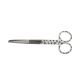 Ciseaux Droits en Acier Inox - Ronds/Pointus - 14cm