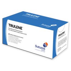 Suture Trulène Non Résorbable - Calibre 3/0 - Forme 3/8 - Aiguille 24mm - 70cm