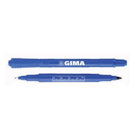 Feutres Cutanés Gima - Double Pointe - Boite de 10