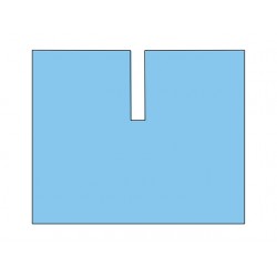 Champ 200x240cm Avec Fenêtre Adhésive en "U" Stérile - Boîte de 15