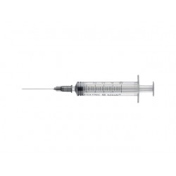 SERINGUE - avec aiguille 21 G - cône Luer central - 5 ml