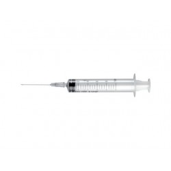 Seringue 3 Pièces avec Aiguille 21G - 20ml - CL Excentrique - Boite de 50