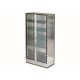 ARMOIRE EN VERRE-INOX