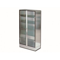 ARMOIRE EN VERRE-INOX