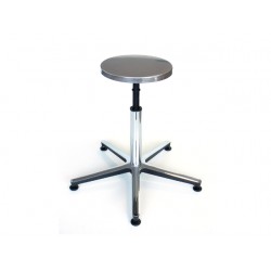 TABOURET - sur pieds en aluminium
