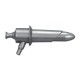 ANOSCOPE À FIBRE OPTIQUE Ø 20 x 70 mm - avec obturateur, raccord Wolf/Acmi