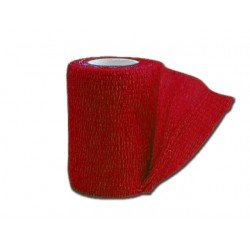 BANDE ÉLASTIQUE COHÉSIVE TNT - 4.5 m x 7.5 cm - rouge