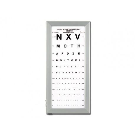 Tableau Optométrique Ultra-Fin LED - Monoyer