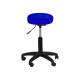 TABOURET EN SKAY AVEC HAUTEUR RÉGLABLE - noir