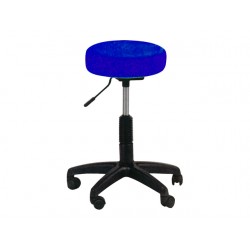 TABOURET EN SKAY AVEC HAUTEUR RÉGLABLE - noir