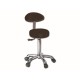 TABOURET AVEC DOSSIER - noir