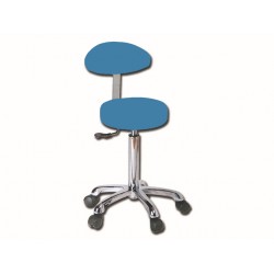 TABOURET AVEC DOSSIER - bleu