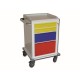 CHARIOT MODULAIRE - peint - 2 + 1 + 1 tiroirs