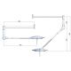 LAMPE PENTALED 12 LED - plafonnier