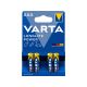 Piles Alcalines Varta - Ministilo AAA - Paquet de 4