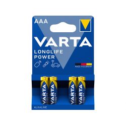 Piles Alcalines Varta - Ministilo AAA - Paquet de 4