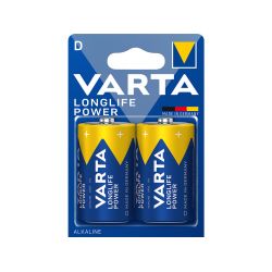 Piles Alcalines Varta - Torch "D" - Paquet de 2