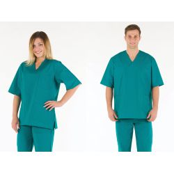 Casaque en Coton Vert - Unisexe - XS à XXL