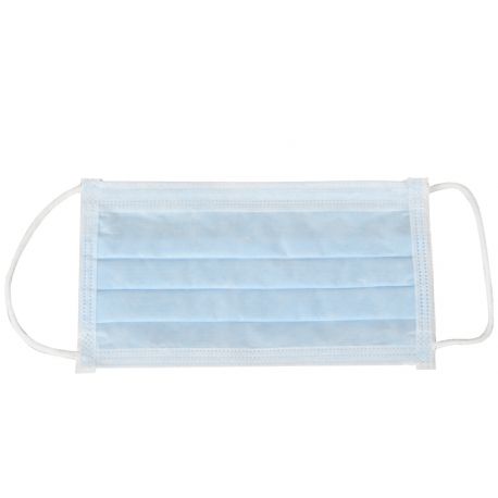 Masque Chirurgical 4 Epaisseurs - Type IIR - Bleu Clair - Boite de 900
